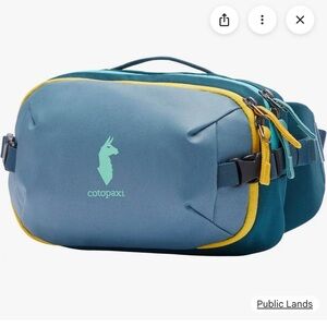 Cotopaxi Allpa X 3L Hip Pack in Blue Spruce and Abyss